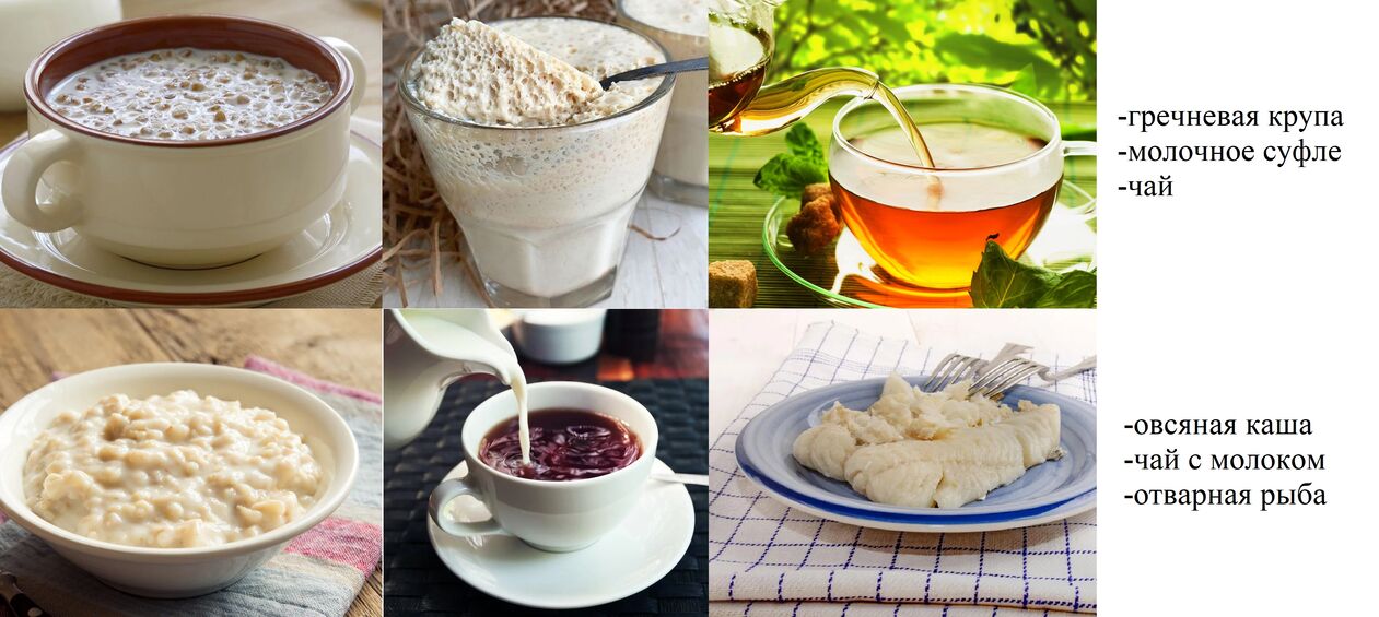 Gastrit için bir diyette kahvaltı